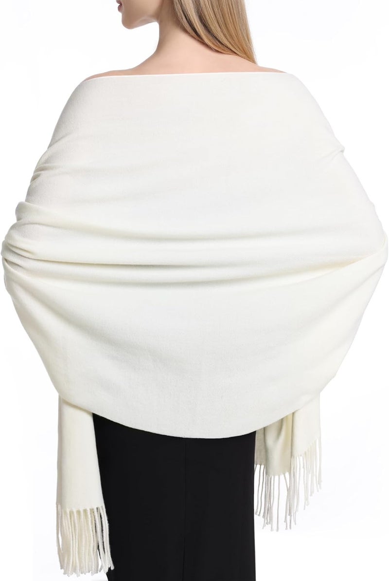 Sofier Pashmina Shawls And Wraps for Women for Evening Dress Warm Winter Scarf Wedding Bride Bridesmaid Gifts Cashmere Feel - Image 2